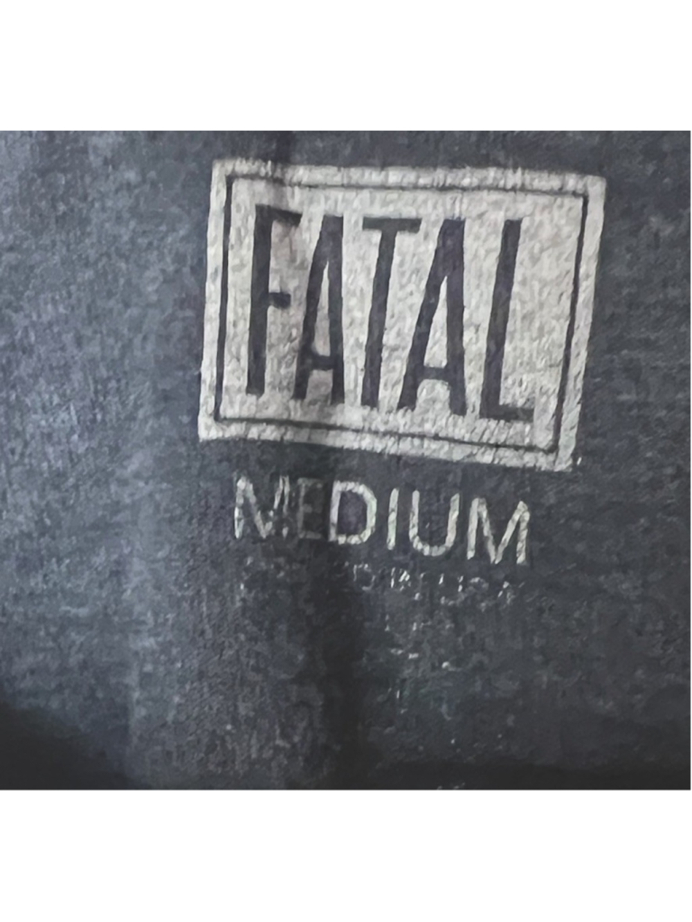 Fatal Clothing Co Black Graphic T-Shirt Bear California Logo Men’s Medium - Picture 4 of 4